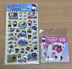 サンリオキャラクターズ　ハローキティ　新幹線シールセット