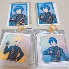 プロセカ　あんスタ　コラボ　KAITO 鏡音レン キーホルダー エピカ