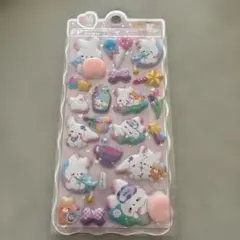 新品未開封うさぎ　おしりシール ぷにぷに もちもち 癒し系 かわいい ステッカー
