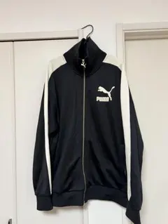 PUMA T7 TRACKSUIT ブラックホワイトダブルジップ