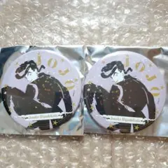 匿名発送／ジョジョワールド描き下ろしホログラム缶バッジ 東方仗助