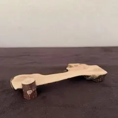 【ユ一ミンカナミン様】半丸太風ベンチ