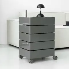 MARKET B 回転式収納ワゴン キャスター付き 5段