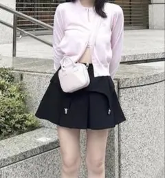 Lure you in リュアユーイン 越智ゆらの ミニスカート グレー - メルカリ