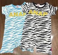 ANAP Kids ロンパース 2枚セット 90cmのサムネイル