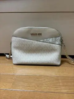 MICHAEL KORS ショルダーバッグ MK柄 ピンク色