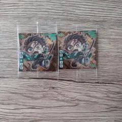鬼滅の刃 シール ウエハース 13　竈門炭治郎　レア　２枚セット
