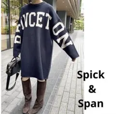 Spick & Span ≪追加≫ビッグロゴニットワンピース
