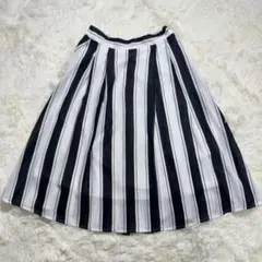 Ropepicnic ロペピクニック 36 S スカート ホワイト ネイビー