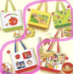 パンどろぼう　トートバッグ　第5弾　/ カプセルトイ　エコバッグ　3点セット
