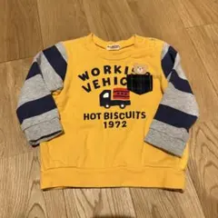 HOT BISCUITS ワーキングビークル トレーナー　80