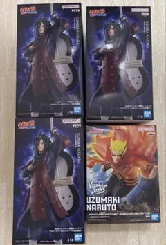 k*0様 NARUTO フィギュア 4点セット うちはマダラ3体　うずまきナルト k*0様 NARUTO フィギュア 4点セット うちはマダラ3体 うずまきナルト