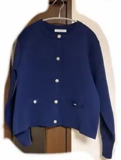 chocol raffine robe 金ボタンカーディガン ネイビー