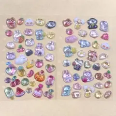 ６穴透明台紙付き ボンボンドロップシール