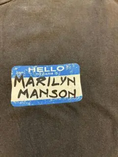 marilyn manson 90s vintage t shirt 当時物