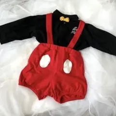 futafuta ミッキーマウス コスチューム 90㎝ ハロウィン 上下セット