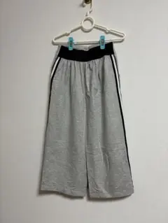 グレー サイドストライプ タイトスカート