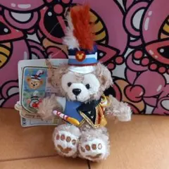 ディズニー ♪ ダッフィー マーチングファン ぬいぐるみ ストラップ