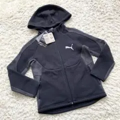 未使用 PUMA プーマ フーデッド ジャケット 120cm 黒 ボーイズ
