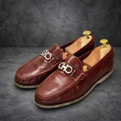 Salvatore Ferragamo ガンチーニ ローファー ブラウン