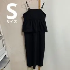 【9/6削除】Comcoca ブラック キャミワンピース　Sサイズ