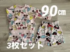 Disney ミッキー・ミニー 3点セット　90センチ　しまむら