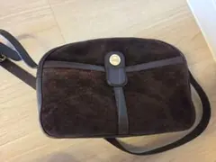 CELINE マカダム柄 スエード ショルダーバッグのサムネイル