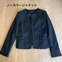 a.v.v ノーカラージャケット 黒