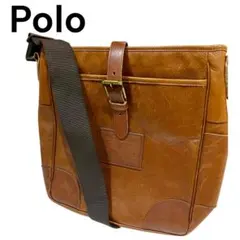 希少　ラルフローレン　レザー　ヴィンテージ　メッセンジャーショルダーバッグ