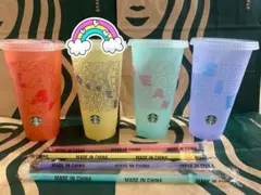 2025ミステリーカラーチェンジングリユーザブルコールドカップ710ml