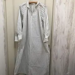 CIAOPANIC ストライプ 長袖 シャツワンピース