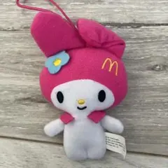 マイメロディ ぬいぐるみ ストラップ付き