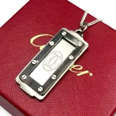 Cartier カルティエ ネックレス プレート ゴールド ヴィンテージ 刻印