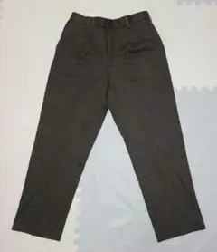 UNIQLO　タックワイドパンツ　チドリ　2024年モデル