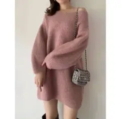 snidel ラクーンミニニットワンピース