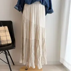 Jena espace merveilleux ギャザースカートアイボリー