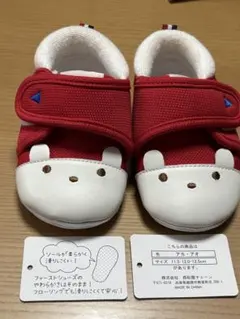 西松屋　ファーストシューズ 12.5cm 赤　GOOD DAYS