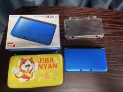 【動作確認済み、箱あり、マリオカート7付き】ニンテンドー3DS LL ブルー