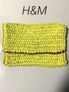 H&M【美品】クラッチバック　カゴバッグ