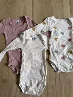 PETIT BATEAU ベビー肌着 3点セット 18m
