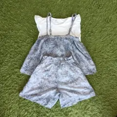 BeBe　セットアップ　タンクトップ　ショートパンツ　ガーゼ生地　まとめ売り