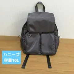 ハニーズ　アウトポケットリュック　ダークグレー　撥水加工のサムネイル