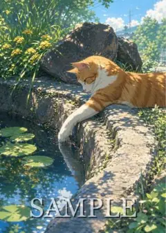紫光の森猫 ـ 春路を歩くノルウェージャンフォレストキャット - メルカリ