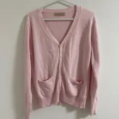 制服カーディガン ピンク CAMPURE Mサイズ