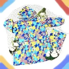 【超美品】男の子レインコート110㎝　　収納袋付　ディズニー　ミッキーマウス
