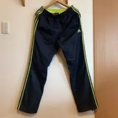 adidas CLImA PROOFライム グリーン3本ライントラックパンツのサムネイル