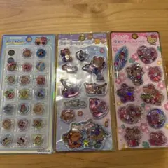 サンリオ ウォーターインシール2枚・おはじきシール1枚の計3枚セット