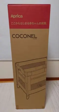 未使用保管品✨アップリカ ココネルエアー ミルクホワイト ベビーベッド66046