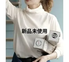 最終価格【美品】長袖　タートルネック トップス　ホワイト