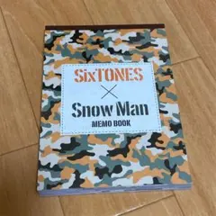 SnowMan SixTONES メモ帳　レターセット